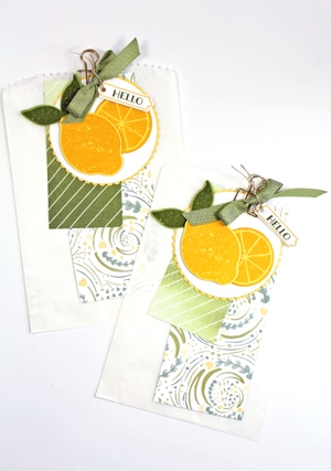 Lemon Zest Glassine Treat Bag
