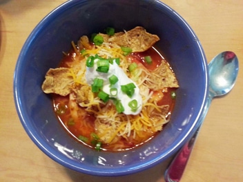crock pot chicken taco soup