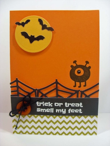 Monster Bash Halloween Card Septmeber Stamp of the Month Club