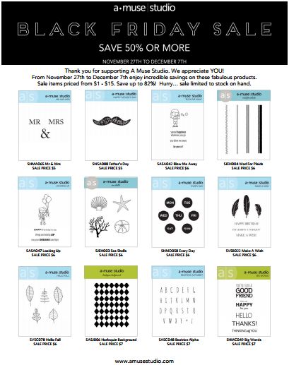 Amuse Stamps Black Friday Sale