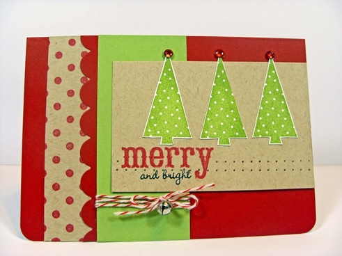 Merry and Bright Card A Muse Studio Christmas in July