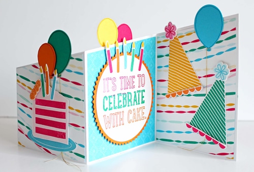 Biggest Birthday Ever Trifold Card Tutorial
