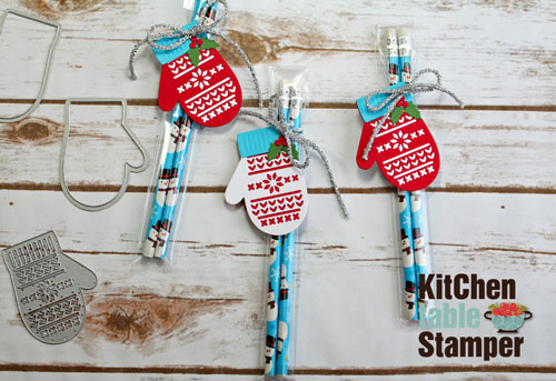 Smitten Mitten Pencil Treat Bags