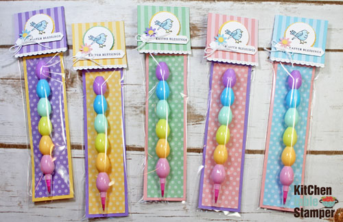 Stackable Egg Crayons Treat Bag