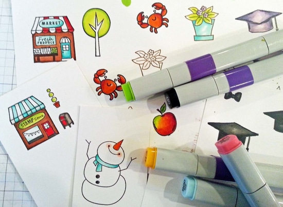beginner Copic Class