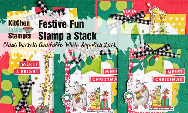 Festive Fun Stamp a Stack Class Packet