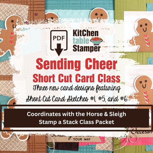 Sending Cheer PDF Short Cut Card Class
