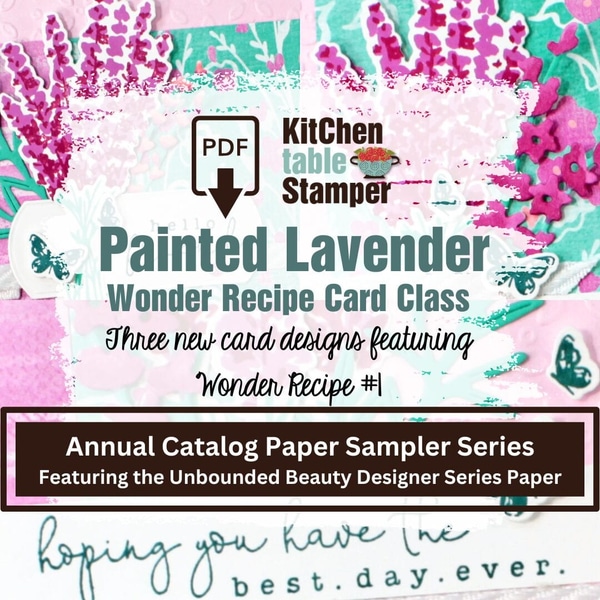 Painted Lavender Wonder Recipe PDF Card Class