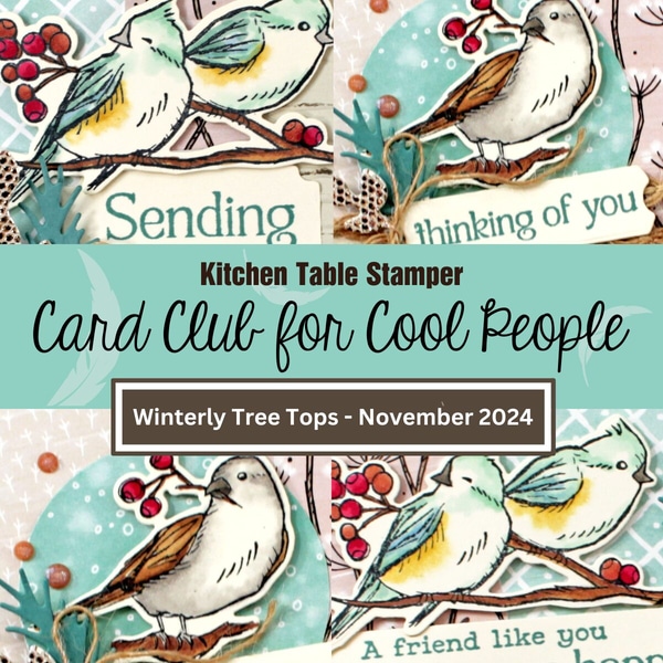 Winterly Tree Tops - Card Club for Cool People