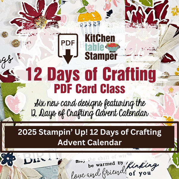 12 Days of Crafting PDF Card Class