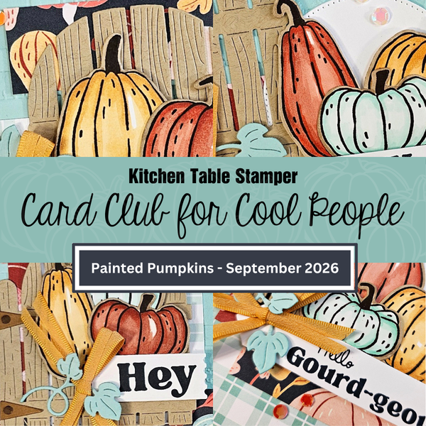 Painted Pumpkins - Card Club for Cool People