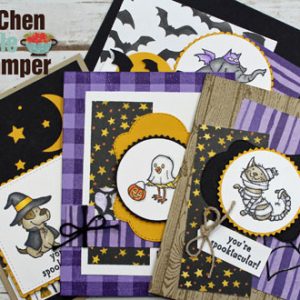 Trick or Tweet Halloween Cards Online Class