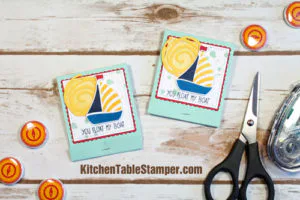 Swirly Bird Matchbook Treat
