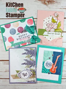 Paper and Ink Card Class for March