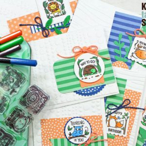 Cute Crew Punch Box Online Card Class