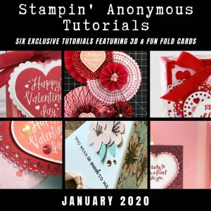 January 2020 Stampin' Anonymous Tutorial