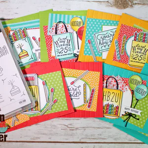 25 Again Birthday Stamp a Stack Online Class