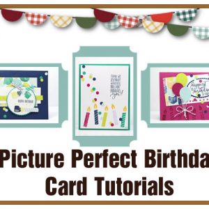 Picture Perfect Birthday Card Tutorials