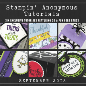September 2018 Stampin' Anonymous Tutorial