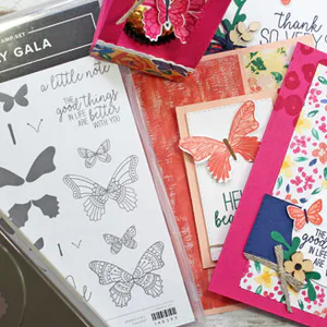 Butterfly Gala Cards and Treats Online Class