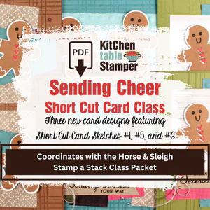 Sending Cheer PDF Short Cut Card Class