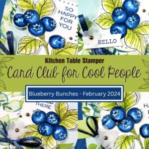 Blueberry Bunches - Card Club for Cool People