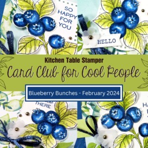 Blueberry Bunches - Card Club for Cool People