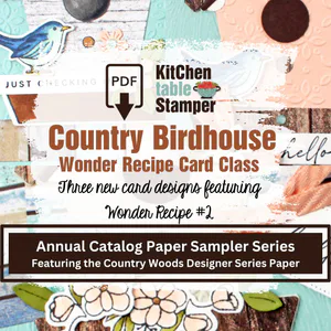 Country Birdhouse Wonder Recipe PDF Card Class