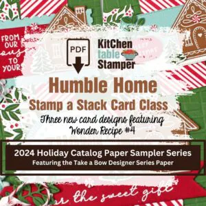 Humble Home Stamp a Stack PDF Card Class