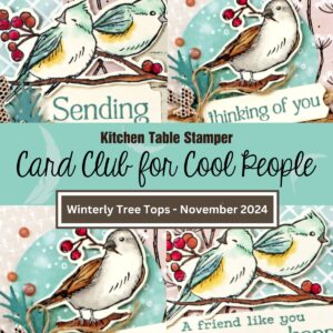 Winterly Tree Tops - Card Club for Cool People