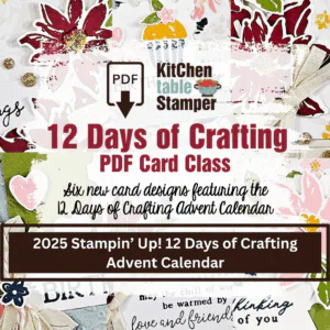 12 Days of Crafting PDF Card Class